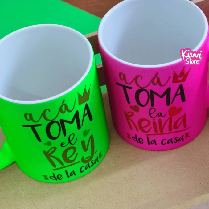 Mugs - King & Queen + Nombres