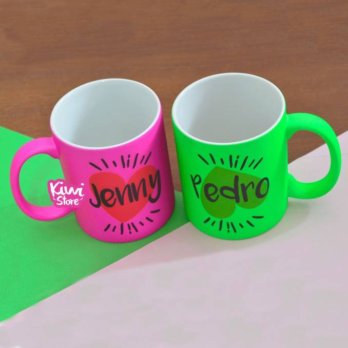 Mugs - King & Queen + Nombres