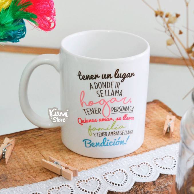 Mug - Tener hogar y familia...