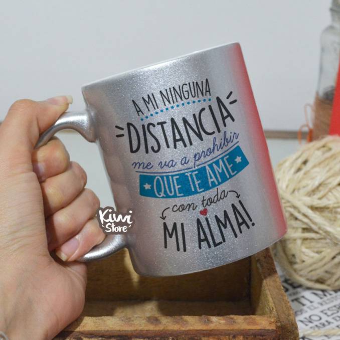 Mug - Ninguna distancia me...