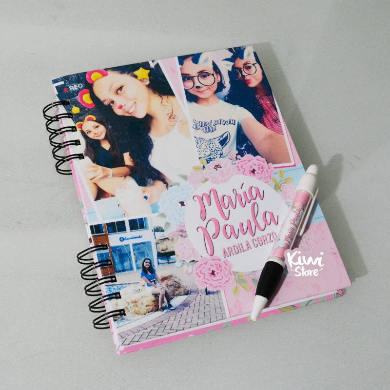 Cuaderno con fotos- agenda personalizada con tus fotos en bucaramanga -  regalo con fotos