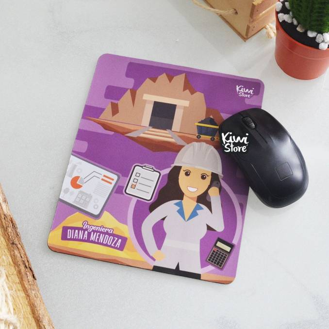 Mouse Pad - Ingeniera Morado