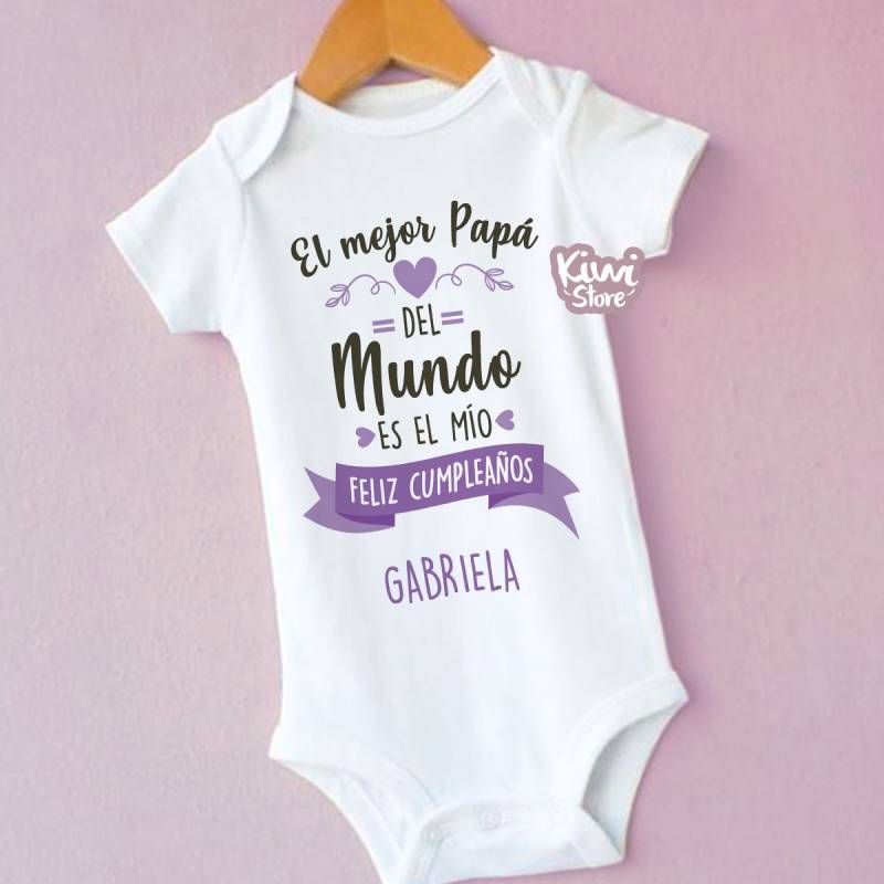 Mameluco Para Cumpleaños Mameluco Personalizado Para El Cumpleaños De