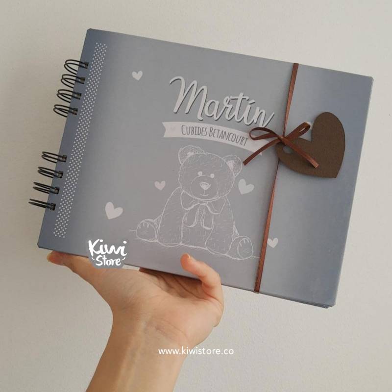 Libro de recuerdos de bebé personalizado - Libro de recuerdos