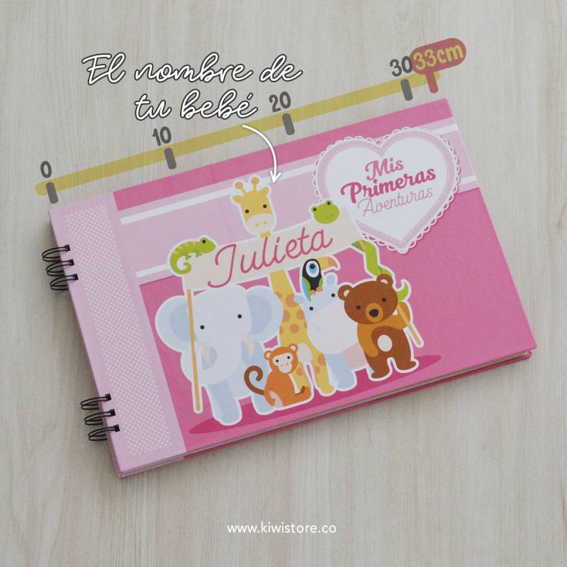 Libro De Recuerdos De Bebe Personalizado Libro De Recuerdos Grande Album De Bebe Libro De Bebe