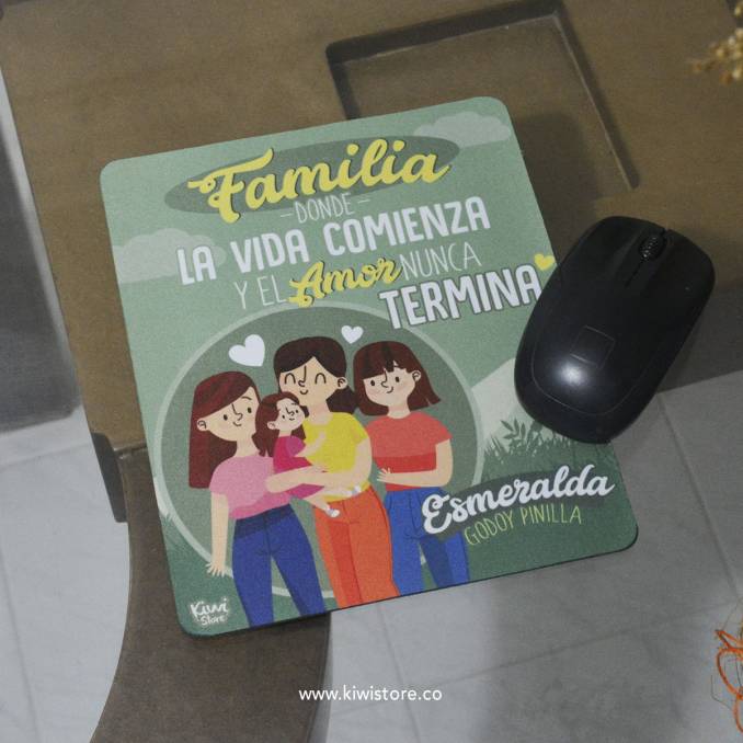 Mouse Pad - Familia, donde...