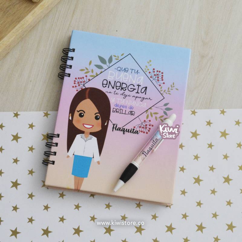 Cuaderno personalizado para mujer en bucaramanga - Agenda personalizada  diseño mis notas
