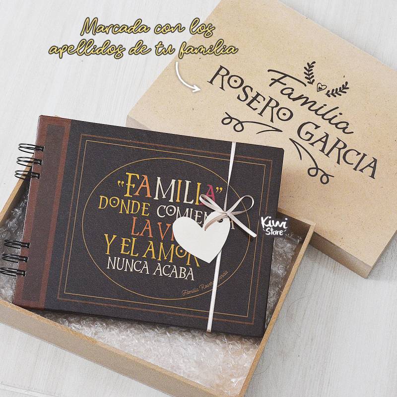 Libro para familia - Álbum de fotos para familia personalizado - Album  familiar personalizado - Libro de recuerdos familiares